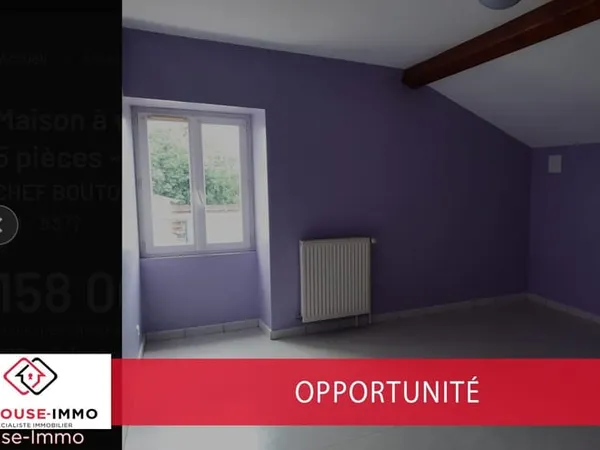 Charmante maison familiale avec terrasse et garage à Chef-Boutonne