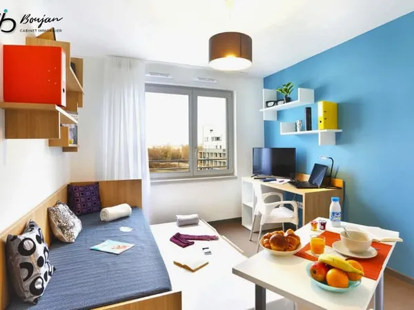 Studio meublé en résidence étudiante - STRASBOURG