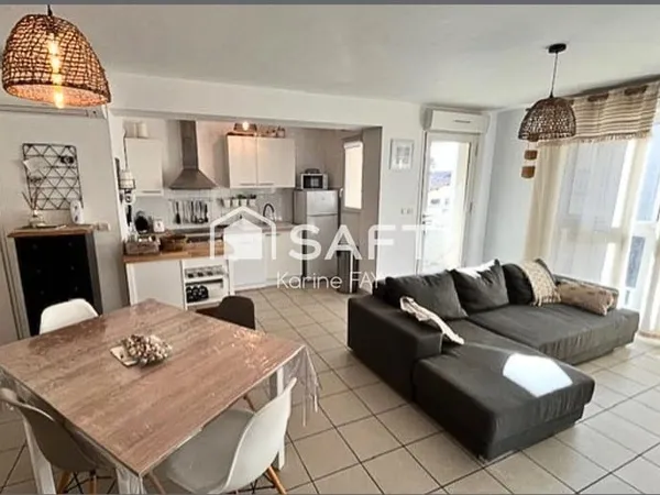 Superbe T3 avec terrasse - 2 chambres à Canet Plage Centre