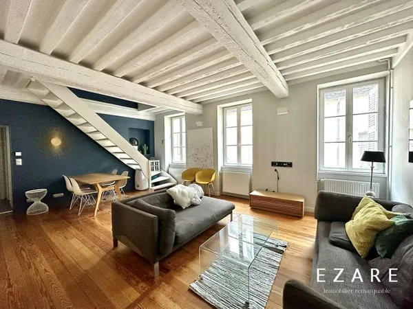Élégance et authenticité pour cet appartement en duplex au c?