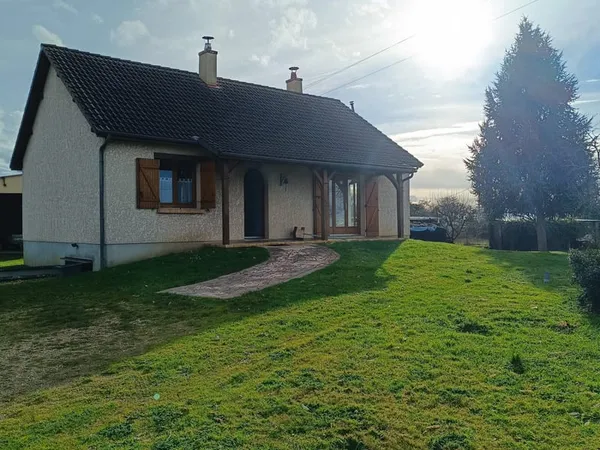 Maison de plain-pied sur sous-sol Terrain clos de 1 380 m2