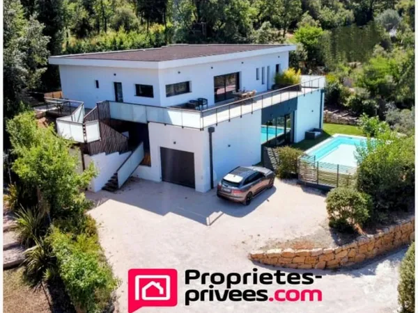Maison contemporaine vue imprenable 8 pièces 225 m² - Terrain 1800 m²