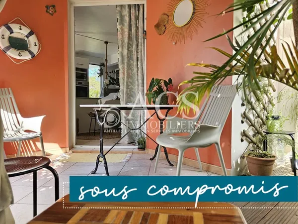 CHARMANT T2 MEUBLE A 40M DE LA PLAGE