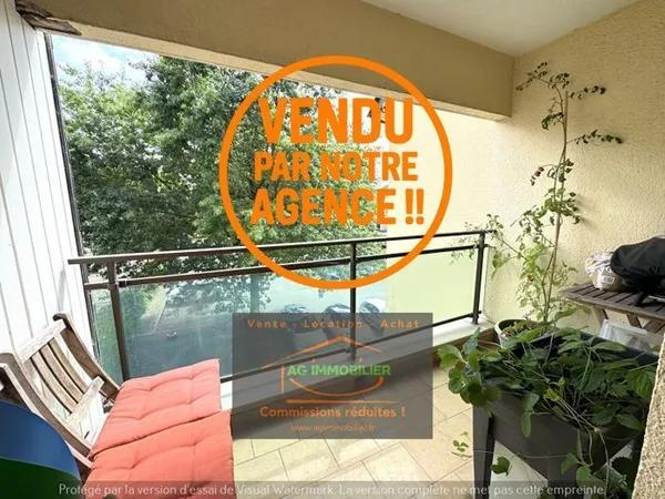 PACE Centre : Appartement T4 de 81.52 m2 + balcon + garage ferm