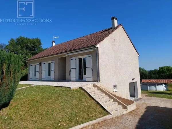 Plain pied sur sous sol complet
