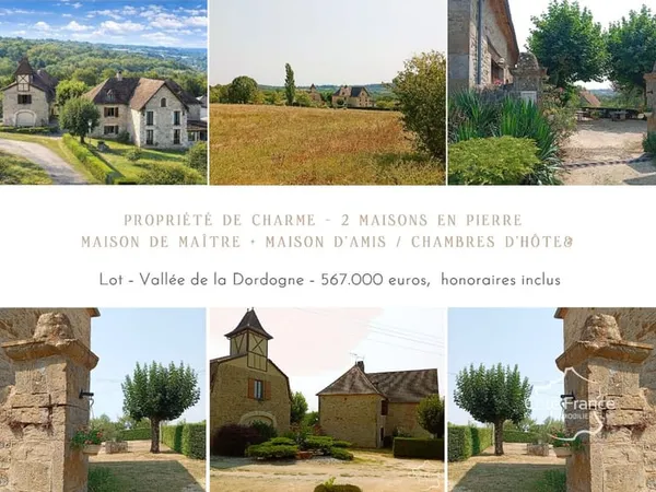 Maison T8 + Chambre d'Hôtes T5 Autour Gouffre de Padirac ,