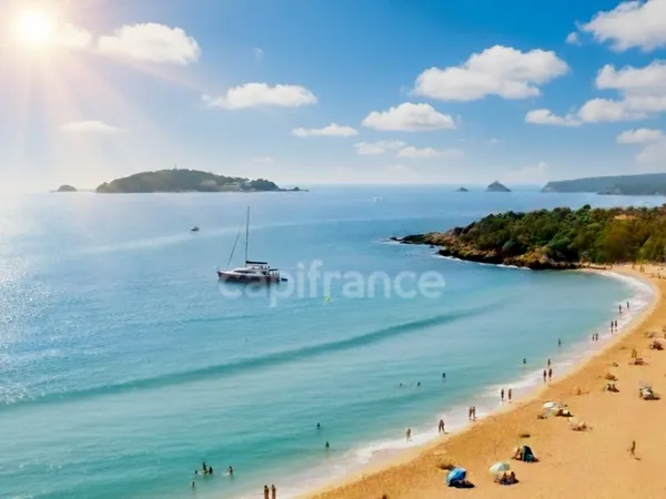 APPARTEMENT T2 AU BORD DE MER + PISCINE ET PARKING PRIVATIF à vendre SIX-FOURS-LES-PLAGES (83)