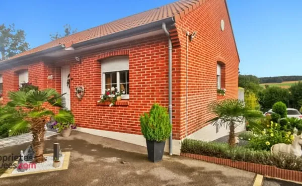 Maison plain pied sur 1229 m² de terrain