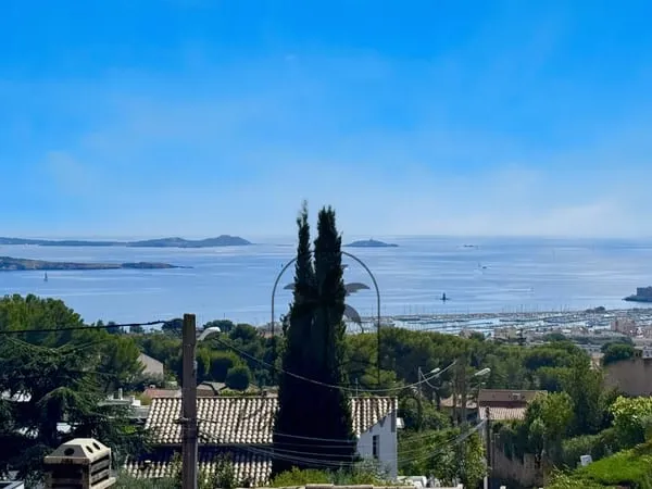Bandol villa vue mer