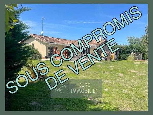 Proche Bazas Contemporaine 3 chbrs -4800 m² terrain - GIRONDE (