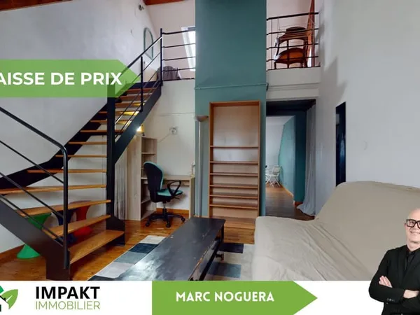 Charmant T1 bis en duplex au centre ville