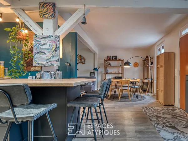 Maison familiale en bord de seine.