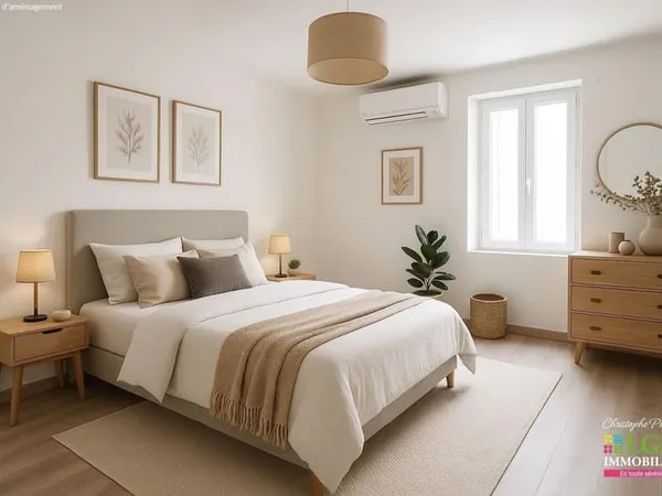 VISAN (84) - De beaux volumes pour cette maison de village de 150 m² avec 3 chambres et vue sur la v