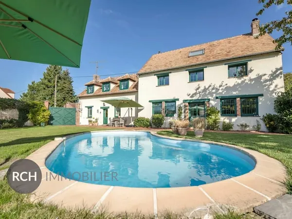 A proximité de Houdan - Charmante longère rénovée avec piscine