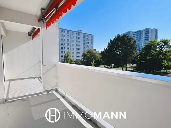 Lumineux 3 pièces avec balcon et parking