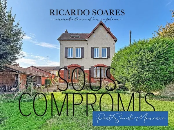 60700 PONT-SAINTE-MAXENCE - MAISON DE CHARME RÉNOVÉE / 147 m² AU SOL / 4 CHAMBRES / STUDIO 16 m² / G