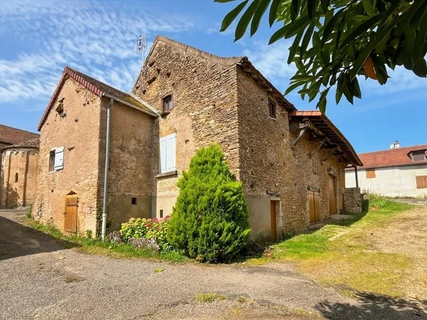 SUD BOURGOGNE - ENTRE CLUNY ET TAIZÉ | ENSEMBLE EN PIERRE 7 PIECES | MULTIPLES PROJETS