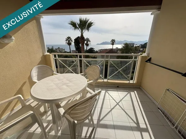 CANNES APPARTEMENT 2 PIECES VUE MER