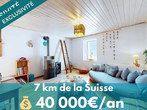 40 000€/an à 7 km de la Suisse !