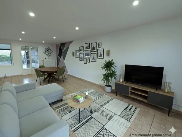 A VENDRE AIGNE - MAISON DE PLAIN PIED 3 CHAMBRES GARAGE JAR