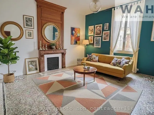VENTE APPARTEMENT T4 DANS MAISON DE MAÎTRE 4 PIECES AVEC COU