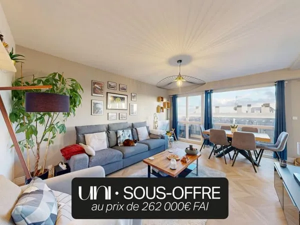 Bel appartement de 76 m2 avec balcon - Caen