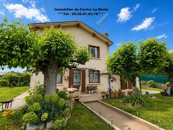 Maison T4 de 115 M2 avec garage et jardin
