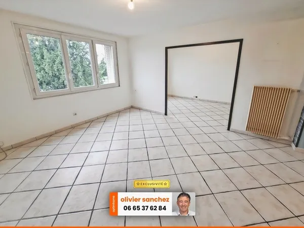 Appartement T4 - 68 m² - 1er étage - Quartier La Plaine / Clermont-Ferrand (63100) Garage + 2 caves