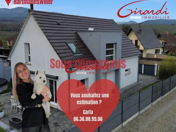 HARTMANNSWILLER MAISON 2014 DE 125 M2 SUR 4,90 ARES 4 CH