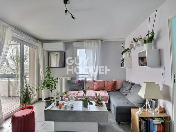 (Visite virtuelle) - À VENDRE, Appartement T3 de 54 m², double exposition, avec balcon & garage, SAI