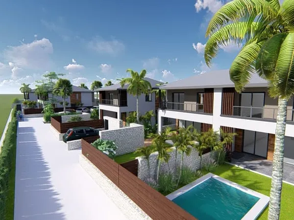MAISON NEUVE INDIVIDUELLE DE TYPE 5 AVEC PISCINE ET VUE MER SUR GRAND BOIS
