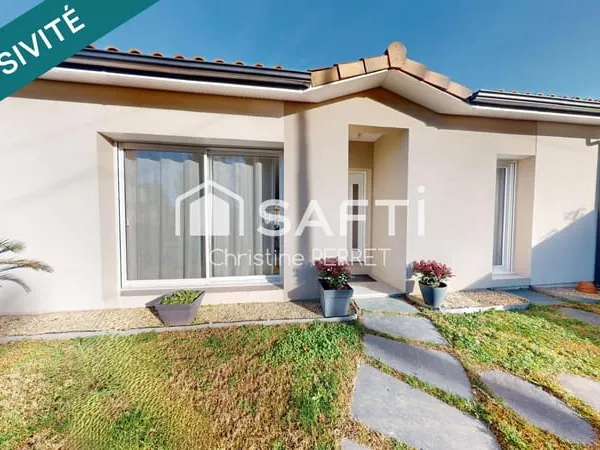 Maison T4 de plain pied avec garage 50 m2