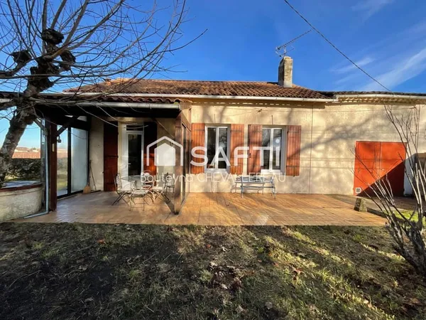 Maison plain-pied de 70m2 avec jardin et garage