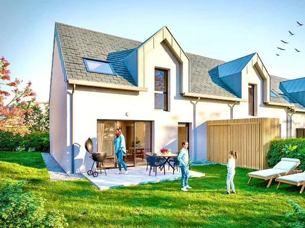 Maison 4 pièces - jardin + terrasses - garage