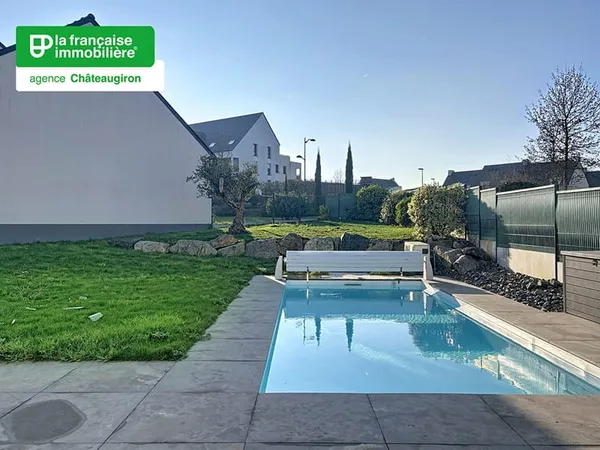 Maison- piscine- Terrasse- Exposition sud-
