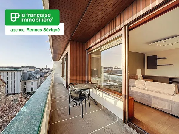 Fac de droit - Appartement Rennes 2 pièces- 1 chambre- balcon- Place de stationnement et cave