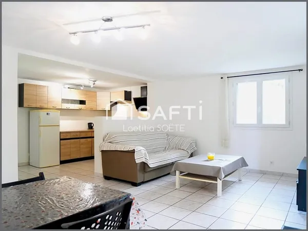 Appartement meublé avec jardin et terrasse