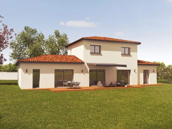 Maison T5 neuve de standing sur une belle parcelle de terrai
