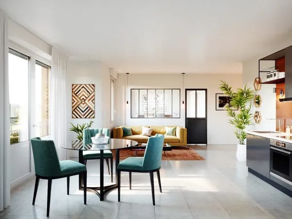 Appartement 4 pièces 3 chambres avec grande terrasse
