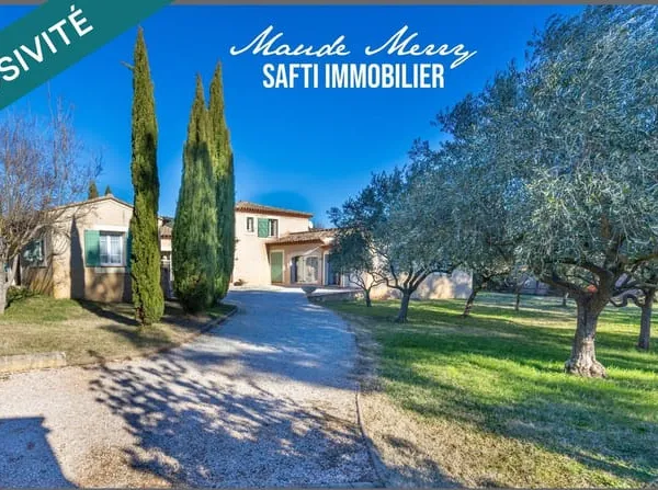 Propriété au charme Provençal - villa individuelle de 160 m2 habitable - 4 chambres dont une suite p