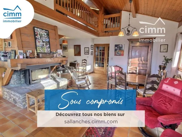 À VENDRE - CHALET DE CHARME 5 CHAMBRES AVEC VUE PANORAMIQUE M