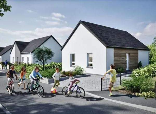 Maison senior neuve de plain-pied à construire à Colmar - 72 m² - Terrain 363 m² - 2 chambres
