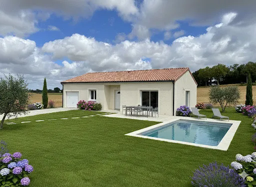 Maison à Lagrave avec garage 