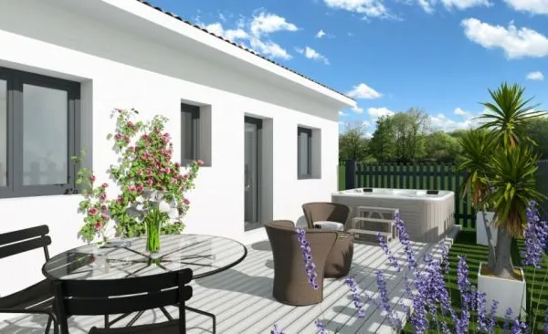 Estagel villa plain-pied
