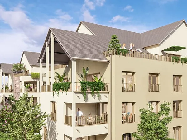 Appartement familial lumineux avec terrasse, L'Hermitage centre 