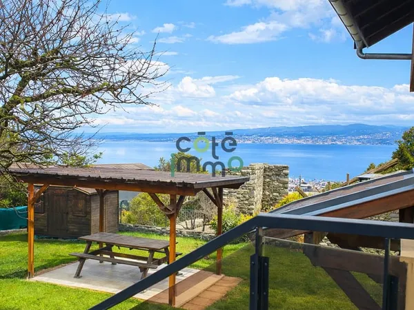 Charmante maison mitoyenne avec vue lac à Lugrin (74500)