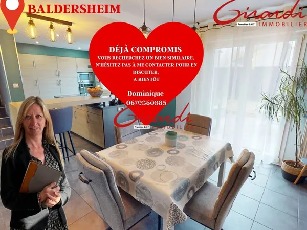 BALDERSHEIM, MAISON MITOYENNE DE 91 M2 