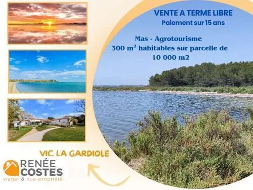 Vente à terme libre sur 180 mois - VIC LA GARDIOLE (34110) 