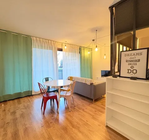 APPARTEMENT F1 MEUBLE DE 43 M2 - BALCON - CAVE / FAURIEL-RON 