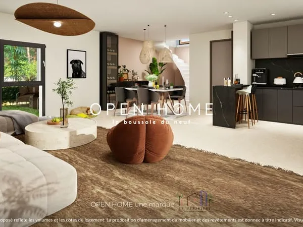 Appartement neuf 4 pièces esprit maison 98 m² Eckbolsheim 